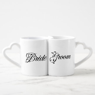 Wedding Party Bride & Groom Mug Set