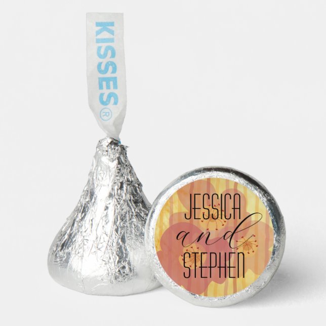 Wedding Party Candy Asian Influence Hershey®'s Kis (Front)