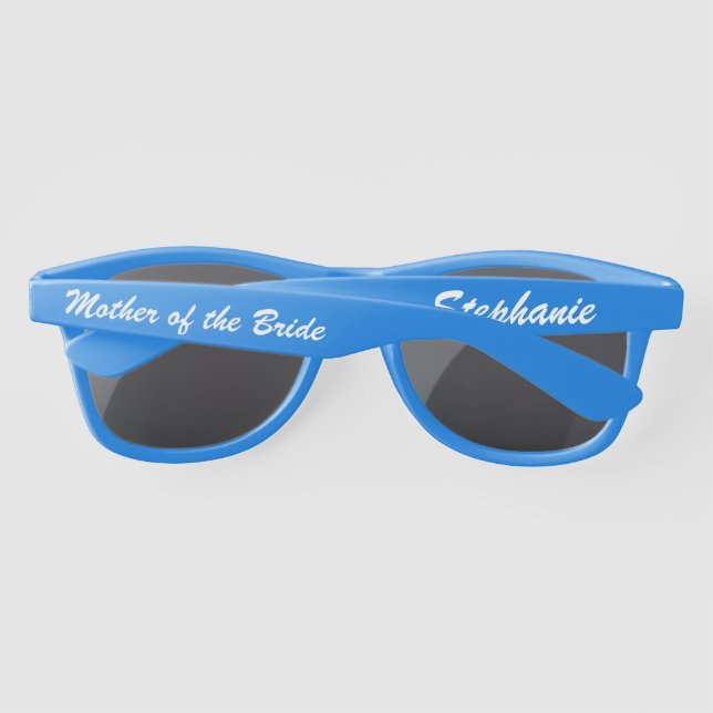 Wedding Party CHOOSE YR COLOR Plastic SunGlasses (Back)
