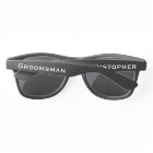 Wedding Party Custom Groomsman Name Plastic 