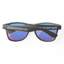 Wedding Party Custom Groomsman Plastic SunGlasses Wedding Party Custom Groomsman Plastic SunGlasses
