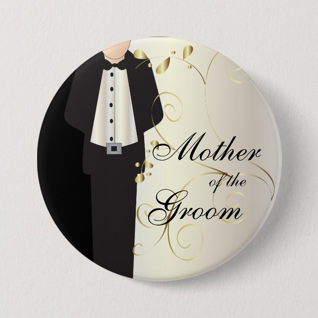 Wedding Party Designs Pinback Button (Front)