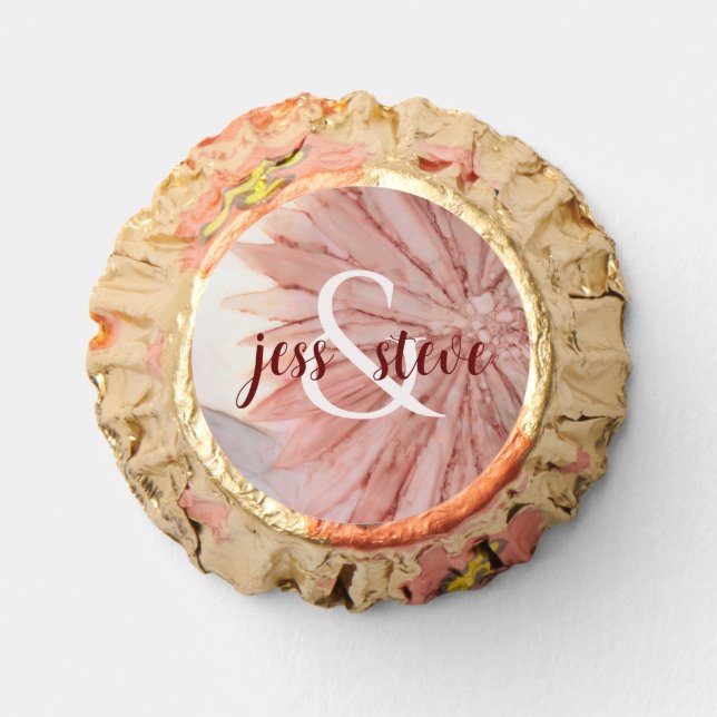 Wedding Party Favor Pink and Lavender Reese's Cand (Front)