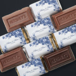 Wedding Party Floral Blue Gray White Rustic Hershey's Miniatures<br><div class="desc">Wedding Party Floral Blue Gray White Rustic Hershey's Miniatures. Unique,  beautiful,  stylish design. Easy to be personalized. Font style,  size and colors can be changed. Matching items available.</div>