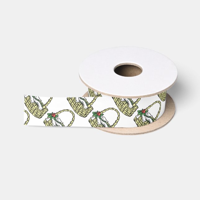 Wedding Party Flower Girl Basket Ribbon (Spool)