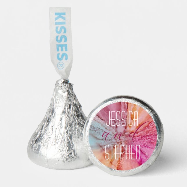 Wedding Party Fresh Flowers Hershey®'s Kisses® (Front)