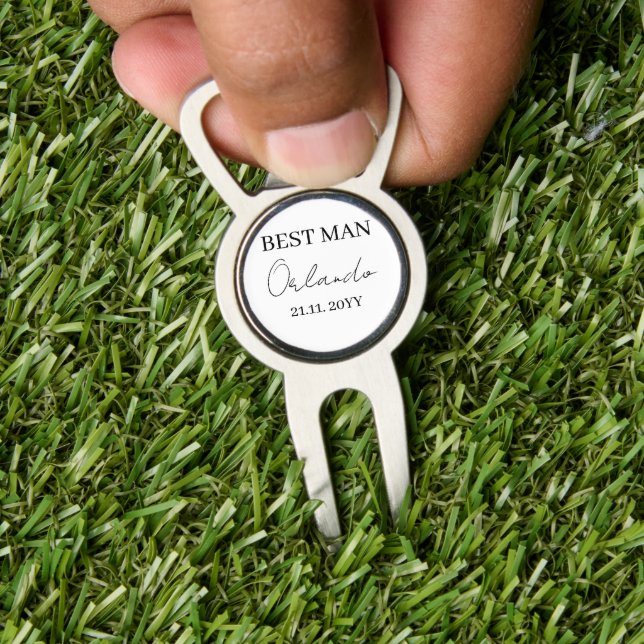 Wedding Party Gifts Best Man  Divot Tool (Insitu 1)