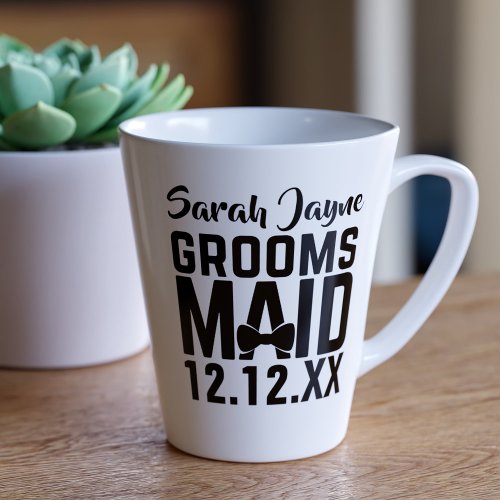Wedding Party Groomsmaid Gift Latte Coffee Mug
