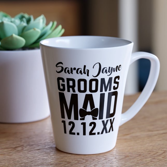 Wedding Party Groomsmaid Gift Latte Mug (Wedding Party Groomsmaid Gift Latte Coffee Mug)