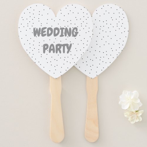 Wedding Party Hand Fans