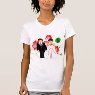 Wedding Party I "Maid Of Honor" T-Shirt-Customized T-Shirt