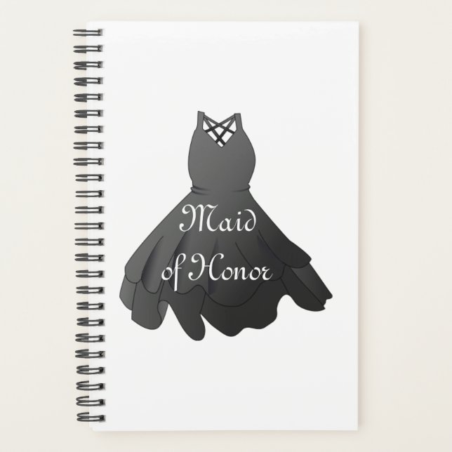 Wedding Party Maid of Honor Dress Planner (Front)