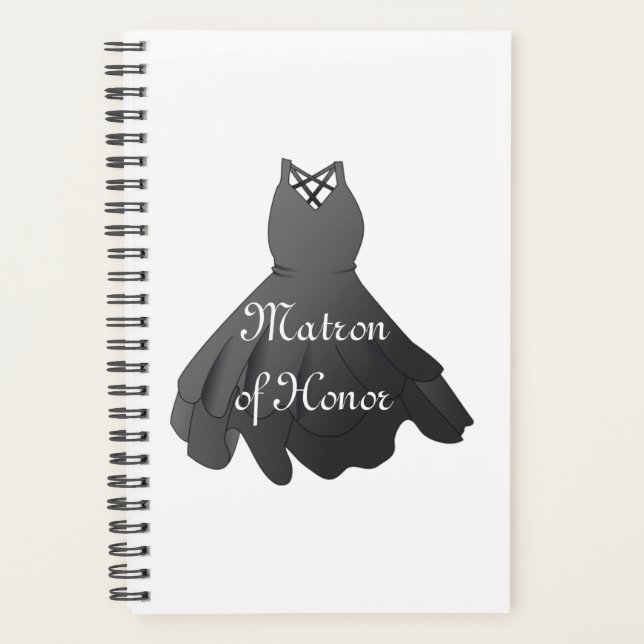 Wedding Party Matron of Honor Dress Planner (Front)