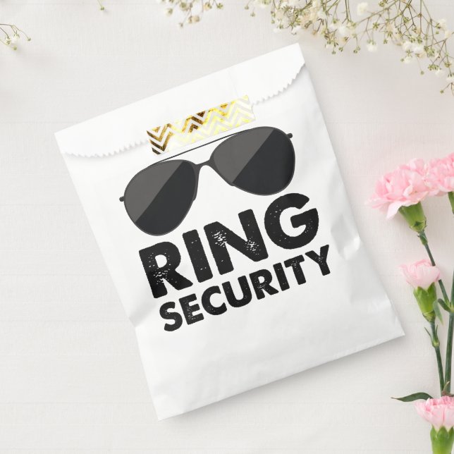 Wedding Party Ring Security Wedding Ring Favor Bag (Sealed)