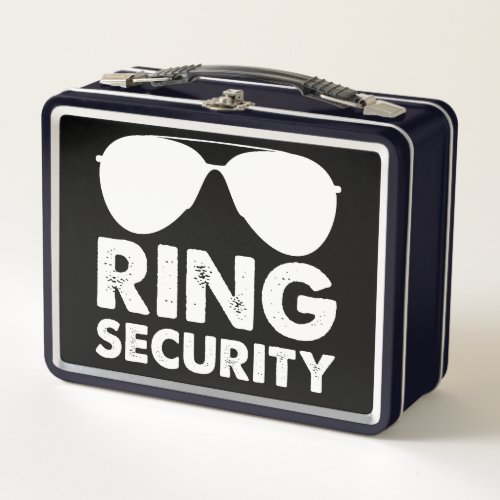 Wedding Party Ring Security Wedding Ring Metal Lunch Box