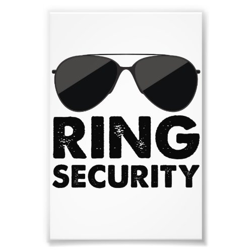 Wedding Party Ring Security Wedding Ring Photo Print