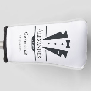 Wedding Party Tuxedo Gifts Groomsman   Golf Head Cover