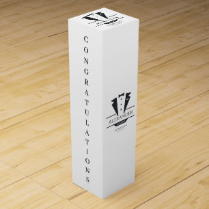 Wedding Party Tuxedo Gifts Groomsman   Wine Box