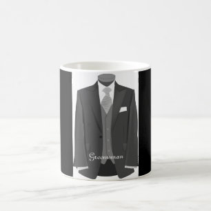 Wedding Party Tuxedo Groomsman Mug  Gift