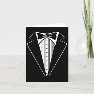 Wedding Party Tuxedo Matching Bachelor Party Funny Card