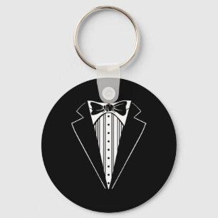 Wedding Party Tuxedo Matching Bachelor Party Funny Keychain