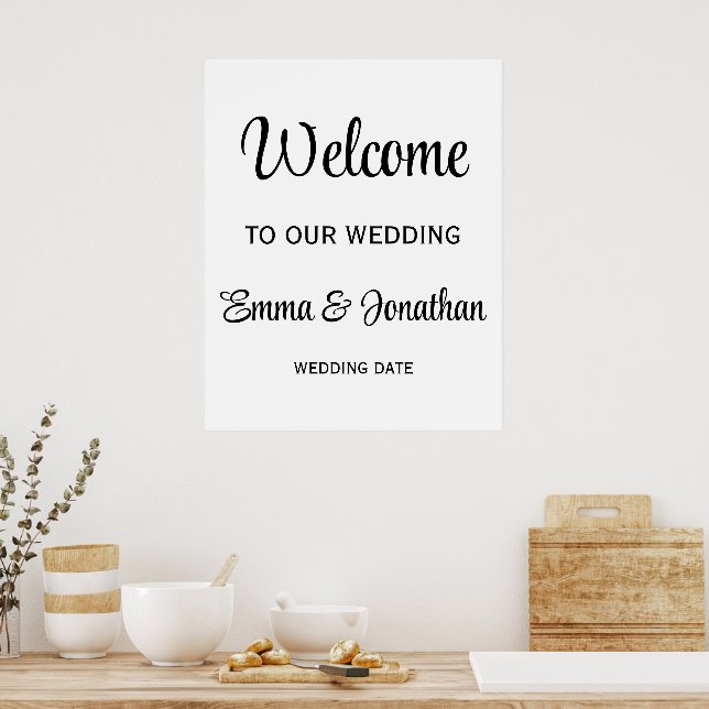 Wedding Party Welcome Signs (Kitchen)