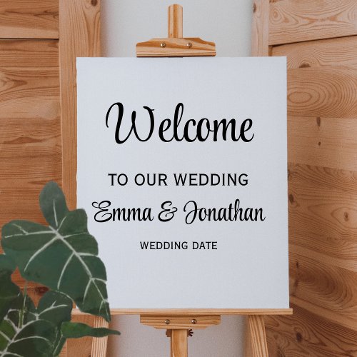 Wedding Party Welcome Yard Signs