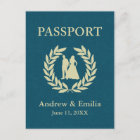 Zazzle passport wedding invitations