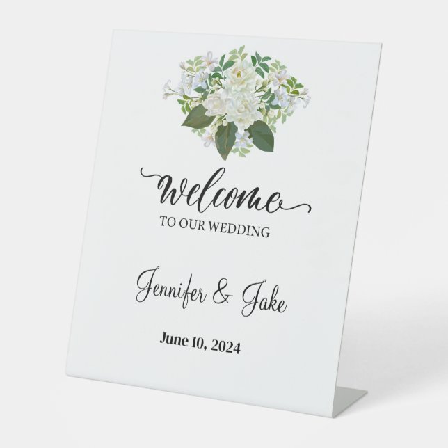 Wedding Pedestal Sign (Front)