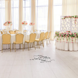 Wedding Personalised Name Floor Decal