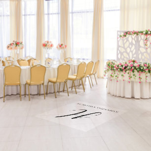 Wedding Personalised Name Floor Decal
