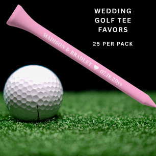 Wedding Personalized Names Date Custom Golf Tees