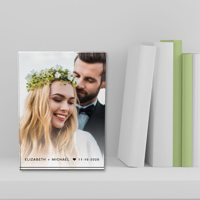Wedding Personalized Photo Block (Creator Uploaded)