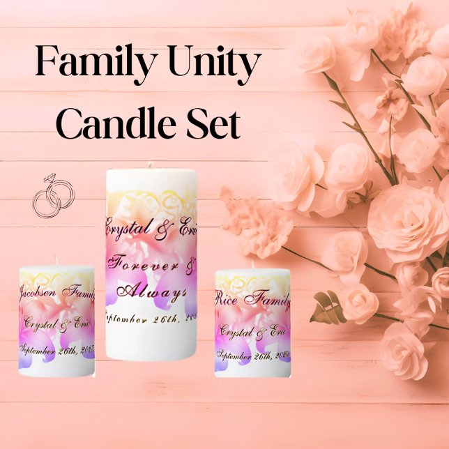 Wedding Personalized Unity Candles (Creator Uploaded)