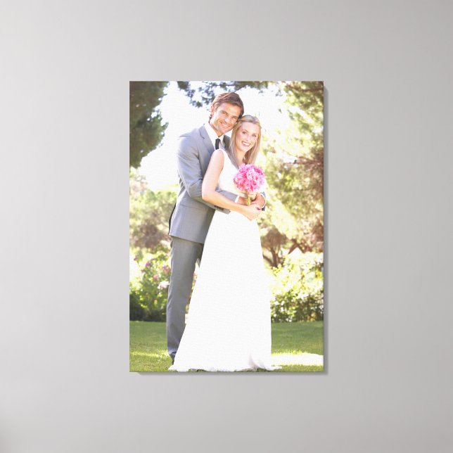 Wedding Photo [24x36] inches Canvas Print (Front)