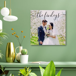 Wedding Photo Acrylic Wall Art