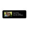 Wedding Photo Address Labels in Black