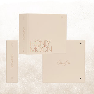 Wedding Photo Album Binder   The Honeymoon   Beige