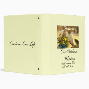 Wedding, Photo Album, Parents Album 3 Ring Binder