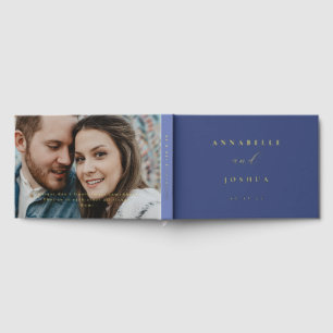 Wedding Photo and Quote Foil Guestbook