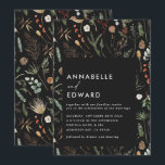 Wedding photo arch watercolor botanical floral  Invitation<br><div class="desc">Wedding photo arch watercolor botanical floral stylish trendy modern wedding invitation card.</div>