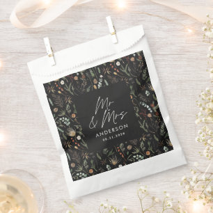 Wedding photo arch watercolor botanical mr & mrs Favor Bag