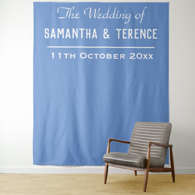 Wedding Photo Backdrop Wall Hanging (In Situ)