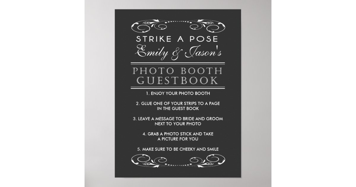 Photo Strip Guest Book