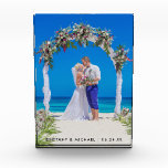 Wedding Photo Bride Groom Photo Block<br><div class="desc">Wedding Bride and Groom Photo Block</div>