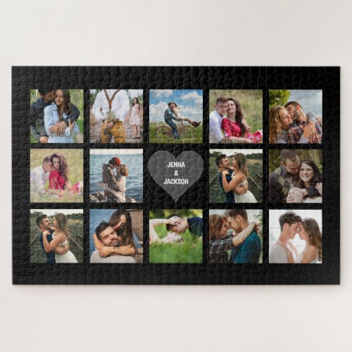 Wedding Photo Collage Jigsaw Puzzle