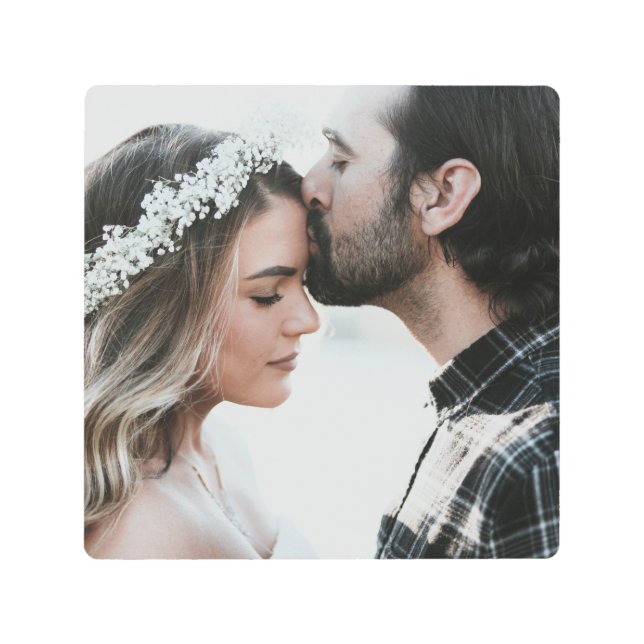 Wedding Photo Customized Metal Print (Front)