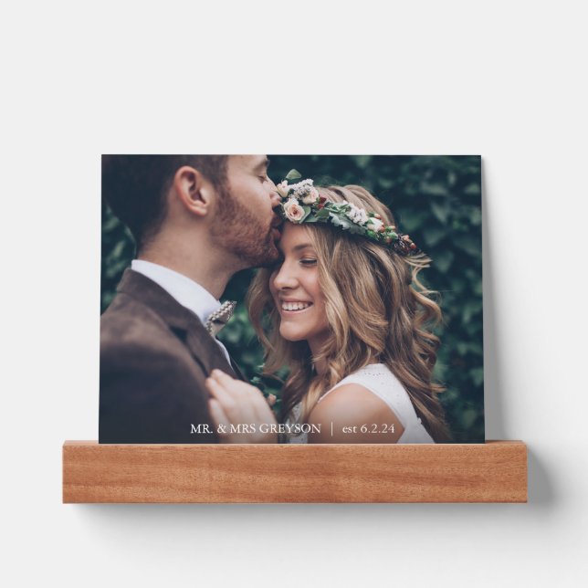 Wedding Photo Display Picture Ledge (Front)