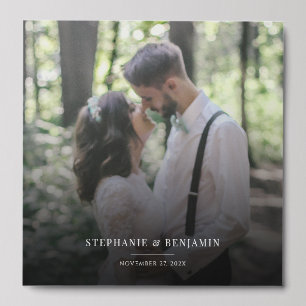 Wedding Photo Elegant  Peel And Stick Photo Tile