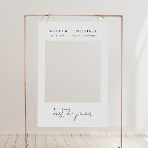 Wedding Photo Frame Prop, Modern Best Day Ever Foam Board